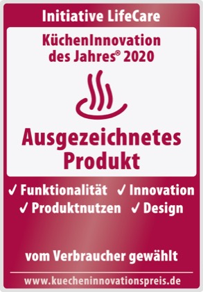 KüchenInnovation des Jahres 2020 – Ausgezeichnetes Produkt